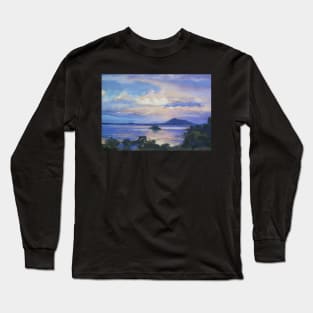 Sunset over Wallis Lake Long Sleeve T-Shirt
